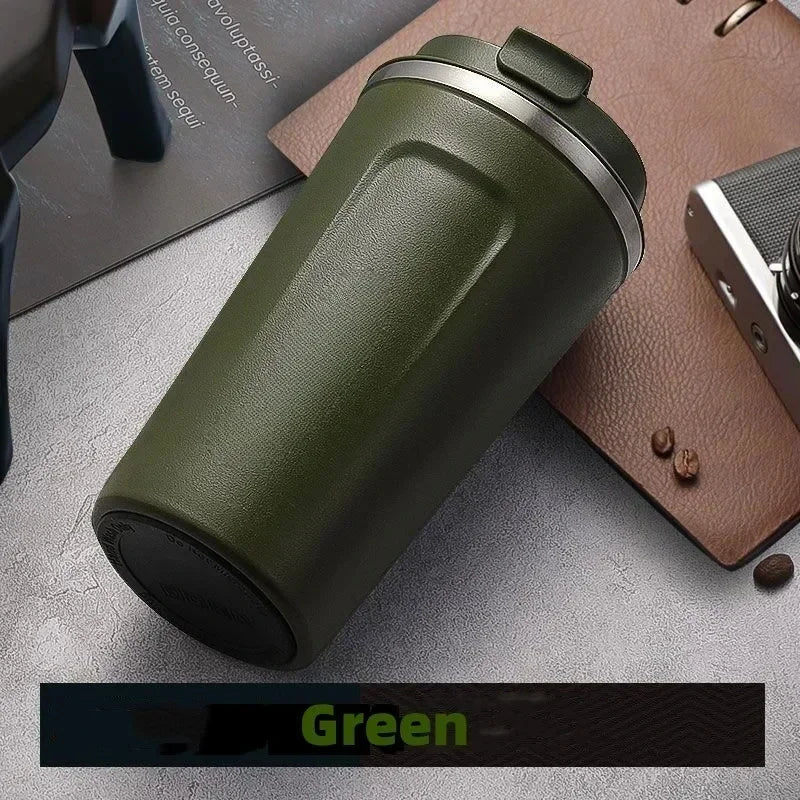 380/510ML Stainless Steel Travel Coffee Mug | Leak-Proof Insulated Thermal Flask