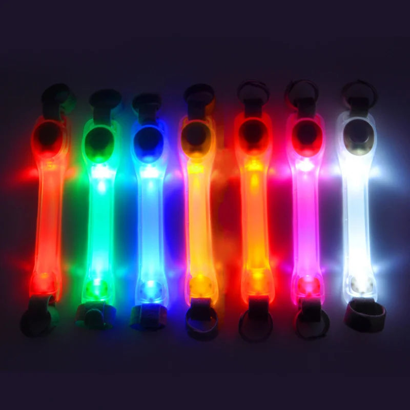 LED Safety Glowing Collar for Dogs – Waterproof, Flashing Light Strip for Pet Harness or Leash