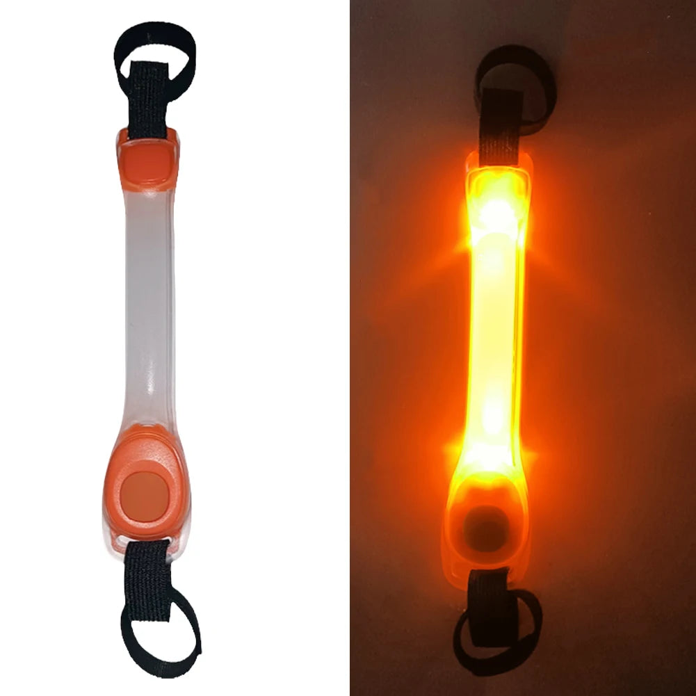 LED Safety Glowing Collar for Dogs – Waterproof, Flashing Light Strip for Pet Harness or Leash