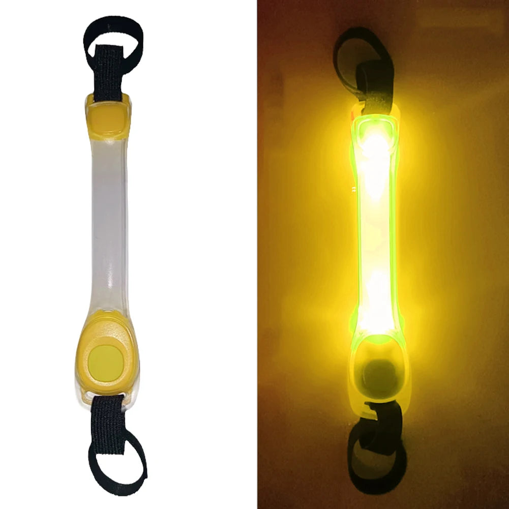 LED Safety Glowing Collar for Dogs – Waterproof, Flashing Light Strip for Pet Harness or Leash