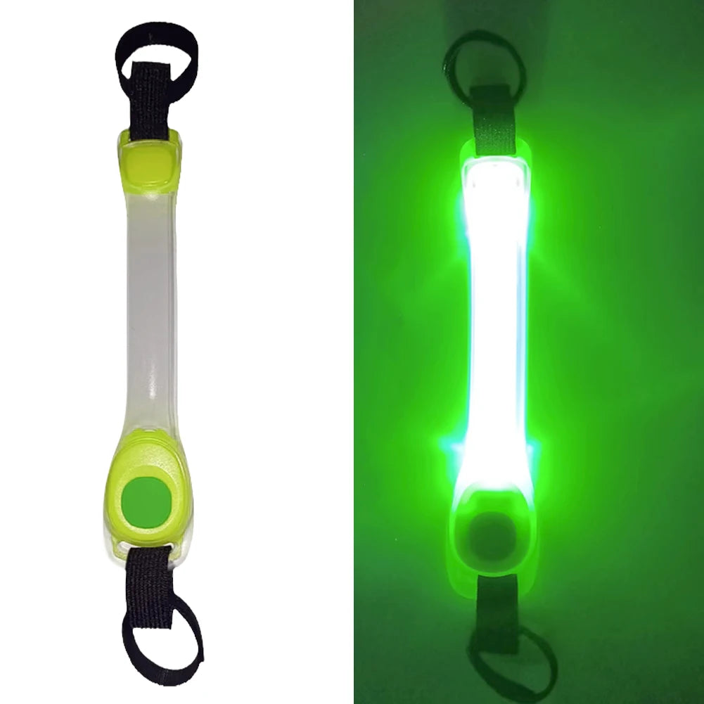 LED Safety Glowing Collar for Dogs – Waterproof, Flashing Light Strip for Pet Harness or Leash