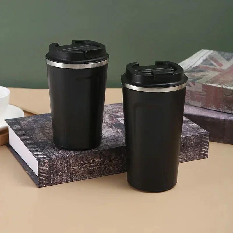 380/510ML Stainless Steel Travel Coffee Mug | Leak-Proof Insulated Thermal Flask