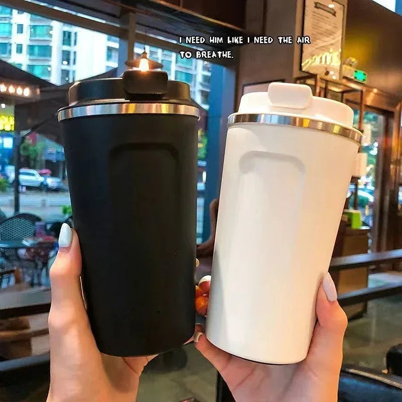 380/510ML Stainless Steel Travel Coffee Mug | Leak-Proof Insulated Thermal Flask